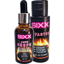 Vexor Sıxx 3x Etkişekillenme Kremi + 30 ml Extradestek Erkekdamla