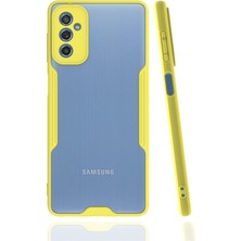 Bezos Galaxy M52 5g Kılıf Platin Silikon - Sarı