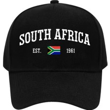 L'eivor South Africa Baskılı Siyah Çıt Çıtlı Şapka