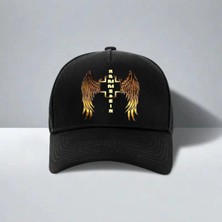 L'eivor Rammstein  Baskılı Siyah Çıt Çıtlı Şapka
