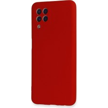 Bezos Galaxy A22 Kılıf Nano Içi Kadife Silikon - Kırmızı