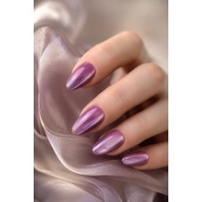 Easy Beauty Kedi Gözü Takma Tırnak Large Kısa Badem Takma Tırnak 10 Adet Bedene Göre