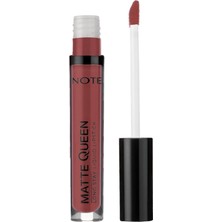 1001 Cosmetics Matte Queen Lipstick 22 Etheral Taupe Kalıcı Likit Ruj, Kahverengi