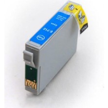1001 Epson Uyumlu T0712 Muadil Mavi Kartuş