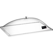 1001 Corona Profesyonel BO380 Gastronom Küvet Kubbeli Kapak, 33 cm × 54 cm Ölçü