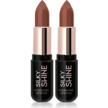 1001 Silky Shine Hydrating Lipstick - Nemlendirici Ruj NO:214 (2 Paketi)
