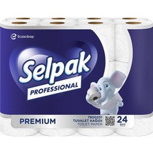 1001 Professional Premium Tuvalet Kağıdı, 24 Rulo