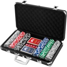 1001 Poker Seti - 300 Chip ve 100% Plastik Casino Kalitesinde 2 Deste