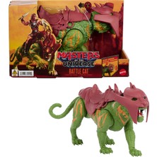 1001 2026 Filmi, Çiğneme Hareketli ve Beş Farklı Kükreme ile Battle Cat Figürü, 14 cm Zırhlı Kap