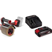 1001 Tp-Br 18/32 Li Bl - Solo, Akülü Zımpara Rulosu + Einhell 18V 2,5 Ah Pxc Starter Kit, Akü & Şarj
