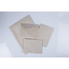 1001 Kare Zarf, Kraft, 70 Gr, Elvan, 25'li, Silikonlu