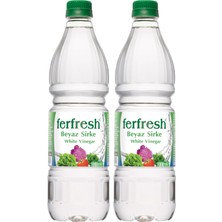 1001 Fersan Ferfresh Beyaz Sirke Pet Şişe Yüzde Beş Asit 1000 ml 2li Paket