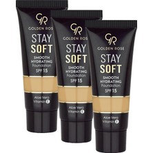 1001 Stay Soft Smooth Hydrating Foundation NO:209 - Nemlendirici Fondöten (3 Paketi)