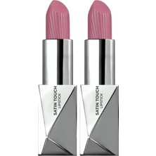 1001 Uzun Süre Kalıcı Nemlendirici Pürüzsüz Etkili Yarı Mat Ruj Satin Touch Lipstick 806 Candy Pin