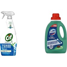 1001 Power Shine Cleanboost Sprey Temizleyici Banyo Için Temizleyici ve Kireç Çözücü 750 Ml(4) Dom