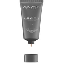 1001 Ultra Kapatıcı Nemlendirici SPF35 Faktör ve E & C Vitaminli Fondöten - Ultracloser Foundation 03