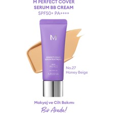 1001 Yaşlanma Karşıtı Bakım ve Aydınlık Görünüm Sunan M Perfect Cover Serum Bb Cream (No:27)