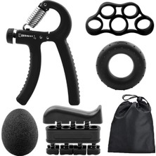 1001 Buffer® 5 Parça El, Kol ve Parmak Egzersiz Spor Aletleri Seti Fitness Takımı