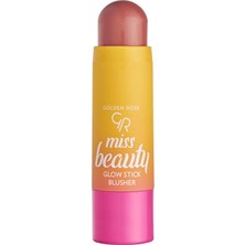 1001 Miss Beauty Glow Stick Blusher No: 02 Dusty Rose - Gül Kurusu Tonlarda Stik Allık