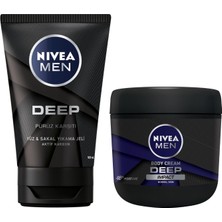 1001 Men Deep Dimension Yüz ve Sakal Temizleme Jeli, 100 Ml, Aktif Karbon Içeriği ile Cildi Arındır