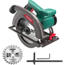 1001 Hychika El Daire Testere, 1300W, 4500RPM, 185MM, Yüksek Güçlü Motor, Kesme Derinliği 65MM (90),