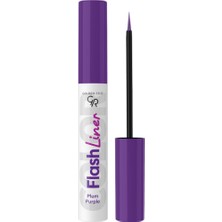 1001 Flash Liner Colored Eyeliner - 107 Plum Purple - Renkli Likit Eyeliner