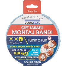 1001 Çift Taraflı Montaj Bandı, 10MMX10MT