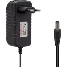 1001 12 Volt - 2 Amper 5.5 * 2.5 mm Uçlu Plasti̇k Kasa Pri̇z Ti̇pi̇ Adaptör