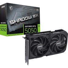 1001 VGA Geforce Rtx 5050 8g Shadow 2x Oc RTX5050 8gb Gddr6 128B DX12 Pcıe 5.0 X16 (3xdp 1xhdmı)