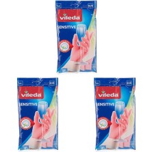 1001 149212 Candy Pink Sensitive ELDIVEN,%100 Doğal Lateks, M 3lü Paket
