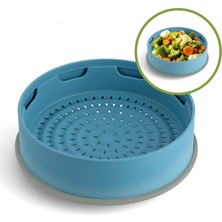 1001 Steamy Mavi 24 cm Buharda Pişirici