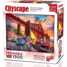 1001 1500 Parça Forth Bridge At Sunset(Life Under The Bridge) Puzzle - Dominic Davison