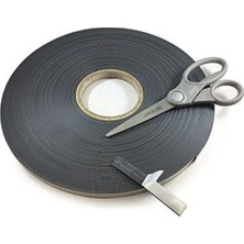 1001 Yapışkanlı Şerit Mıknatıs Magnet 12 mm Genişlik x 1 mm Kalınlık 5 Metre