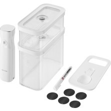 1001 Fresh & Save Cube Vakum Başlangıç Seti 5 Parça Beyaz