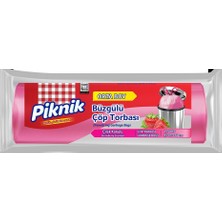 1001 Çöp Torbası Büzgülü Orta 20'li Çilek 2103