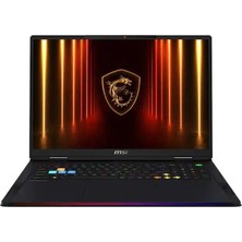 1001 Raider A18 Hx A8WHG-280TR Ryzen 9 8940HX 32GB 1tb SSD 12GB RTX5070TI 18 Qhd+ 240Hz Windows 11