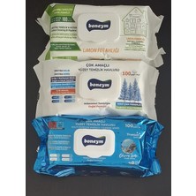 1001 Çok Amaçlı Yüzey Temizlik Havlusu 3’lü Set – Limon Ferahlığı – Mavi Çam Ferahlığı