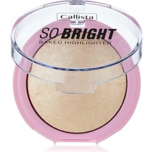 1001 So Bright Baked Highlighter Aydınlatıcı 01 Snowy Glowy Light