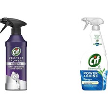 1001 Power Perfect Kireç & Pas Sökücü Sprey 435 ml (1 x 435 Ml)(1) Cif Power Shine Cleanboost Sprey T