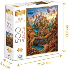 1001 Miriland 500 Parça 2,2mm Kalınlık 48X33CM Profesyonel Hobi Puzzle Yapboz Serisi