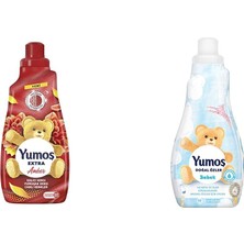 1001 Extra Konsantre Çamaşır Yumuşatıcısı Amber 1440 Ml(2) Yumoş Doğal Özler Konsantre Çamaş�