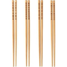 1001 Barbun Ikea Trebent Yıkanabilir Bambu Chopstick Japon Çin Yemek Çubuğu