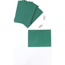1001 Koyu Yeşil Standart Zarf, 13X18 cm 10 Adet 13 x 18