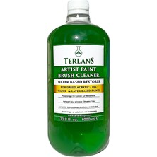 1001 Sanatsal Boya ve Fırça Temizleyici 1000 ml | Yağlı ve Akrilik Boya Temizleyici - Artist Brush cl