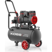 1001 KBK25S 1.7hp 25LT 8bar Yağsız Sessiz Taşınabilir Hava Kompresörü