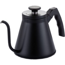 1001 Barista Kahve Gooseneck Kettle - Çelik Kahve Demleme Dripper Kettle - Indüksiyonlu - Paslanmaz Ç