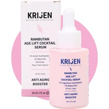 1001 Rambutan Age Lift Cocktail Serum | Acetyl Hexapeptide-8%3 + Bakuchiol%2 + Maun Ağacı Ekstraktı