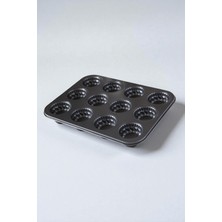 1001 Metal Kek Kalıbı Muffin 12 Li Kapsül Kek 4751