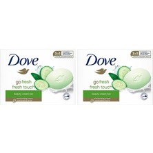 1001 Beauty Cream Bar Katı Güzellik Sabunu Fresh Touch Nemlendirici Etkili, 90 G 2li Paket