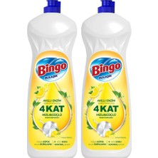 1001 Elde Bulaşık Deterjanı Limon 650 ml (2 Paketi)